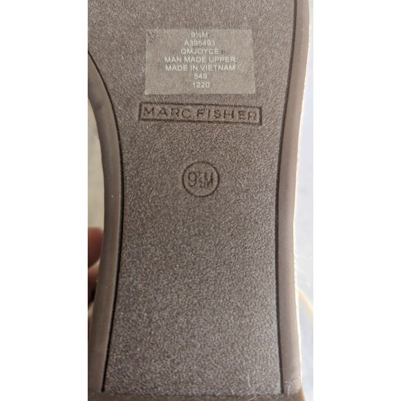 Mark Fisher White studded Joyce Espadrille platform sandals sz 9.5 M - Picture 11 of 12